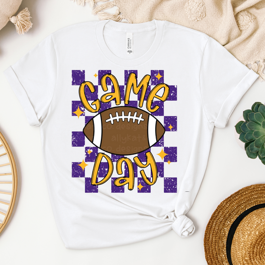 Purple + Gold Game day
