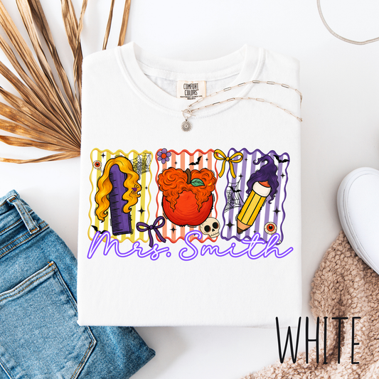 Personalized Teacher Tee